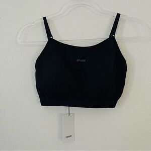 Gymshark Flex Strappy Black Sports Bra